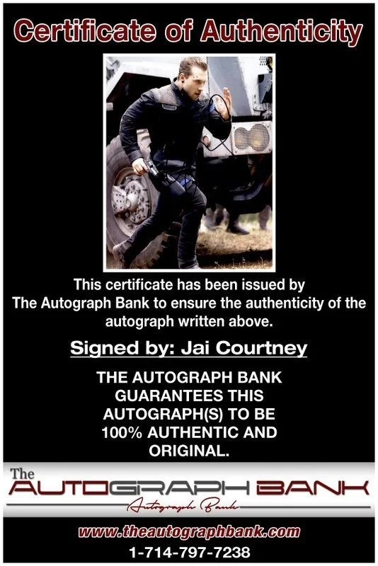 Jai Courtney — Jai Courtney authentic signed celebrity 8x10 photo W/Cert Autographed C3, image 2