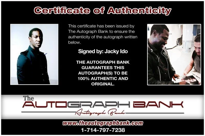 Jacky Ido — Jacky Ido authentic signed celebrity 8x10 photo W/Certificate Autographed (C1), image 2