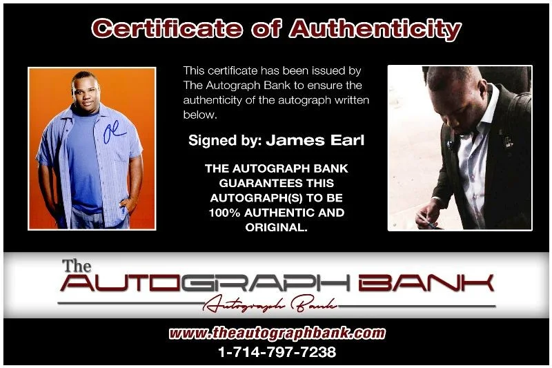 James Earl — James Earl authentic signed celebrity 8x10 photo W/Cert Autographed 125k1, изображение 2