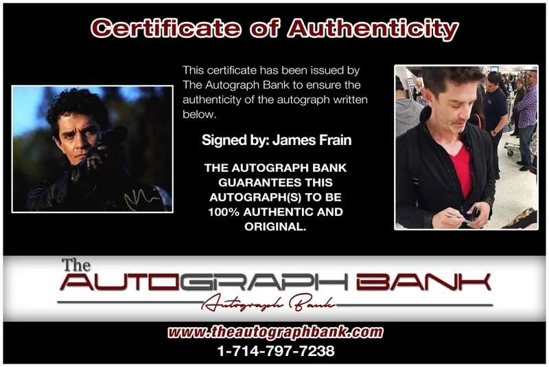 James Frain — James Frain authentic signed celebrity 8x10 photo W/Cert Autographed B0011, изображение 2