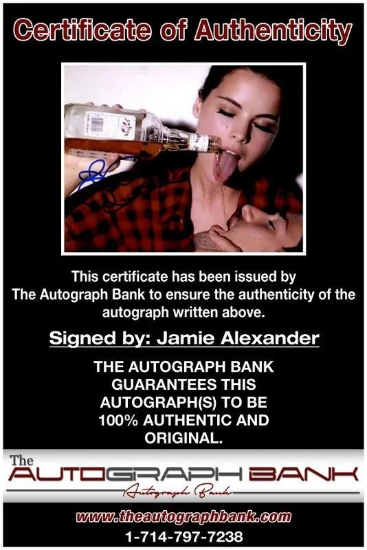 Jamie Alexander — Jamie Alexander authentic signed celebrity 8x10 photo W/Cert Autographed C4, изображение 2
