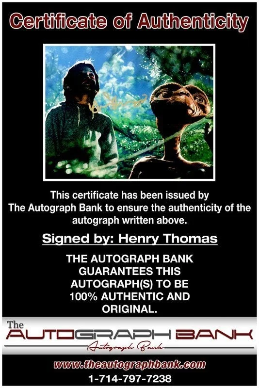 Henry Thomas — Henry Thomas authentic signed celebrity 8x10 photo W/Cert Autographed C3, image 2