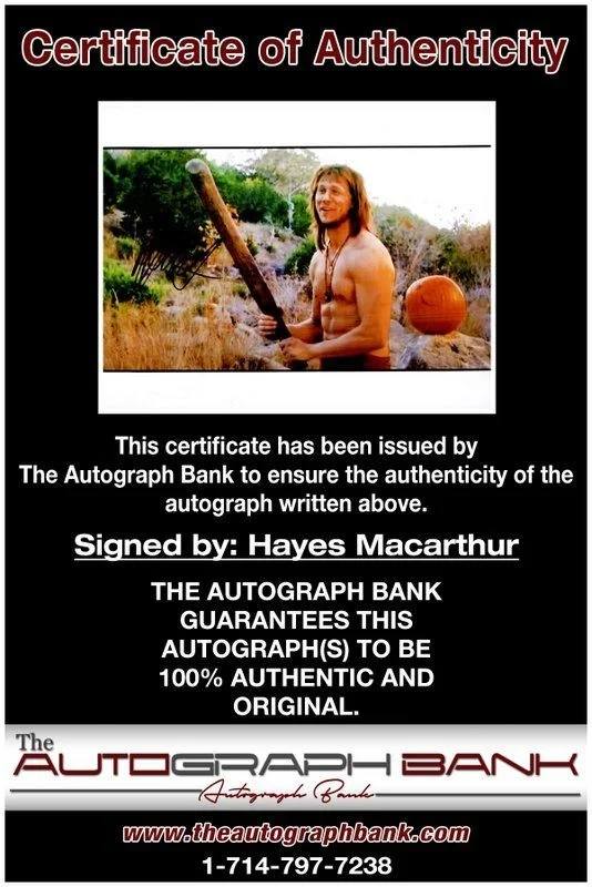 Hayes Macarthur — Hayes Macarthur Hayes MacArthur authentic signed 8x10 photo |CERT Autograph C1, image 2