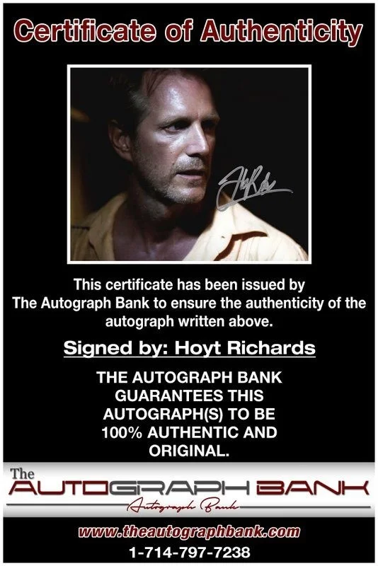 Hoyt Richards — Hoyt Richards authentic signed celebrity 8x10 photo W/Cert Autographed D6, image 2