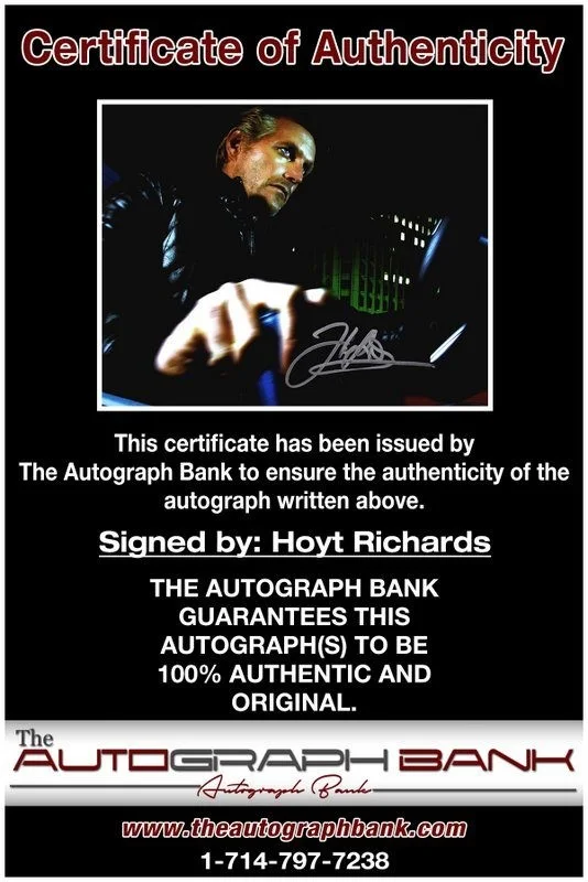 Hoyt Richards — Hoyt Richards authentic signed celebrity 8x10 photo W/Cert Autographed D7, изображение 2