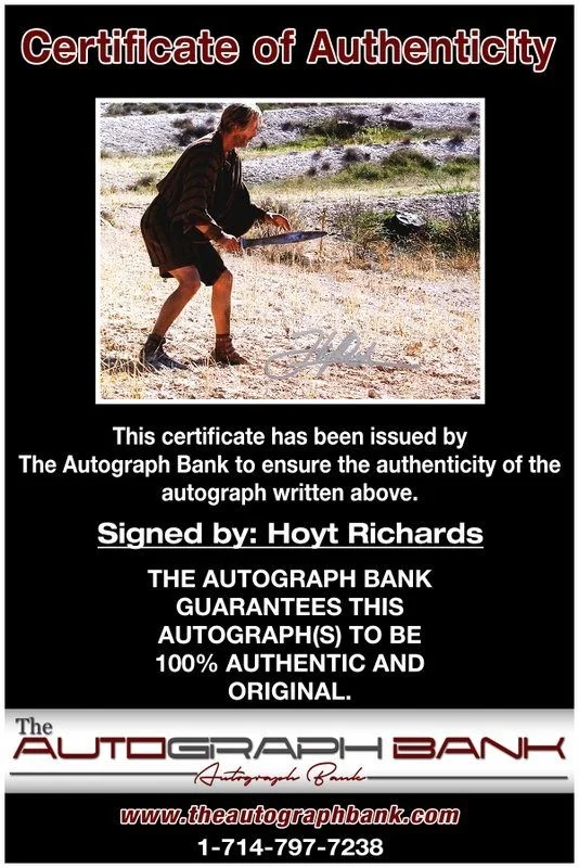 Hoyt Richards — Hoyt Richards authentic signed celebrity 8x10 photo W/Cert Autographed D10, изображение 2