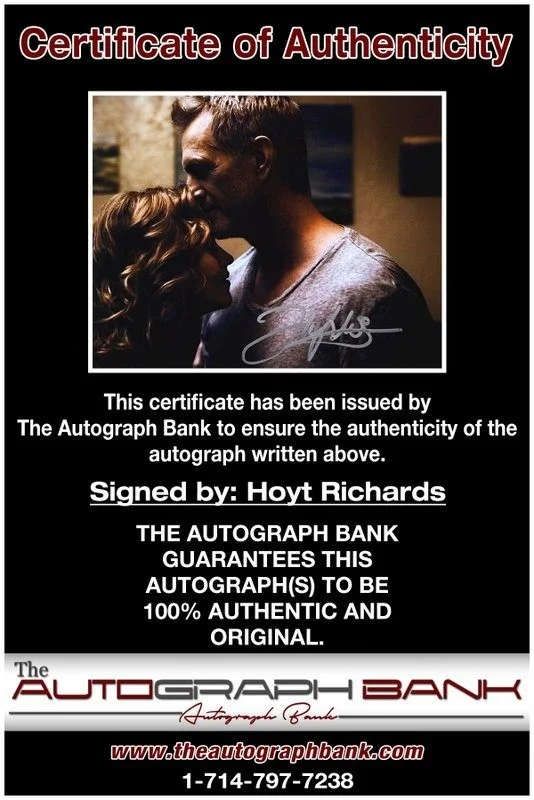 Hoyt Richards — Hoyt Richards authentic signed celebrity 8x10 photo W/Cert Autographed D8, изображение 2
