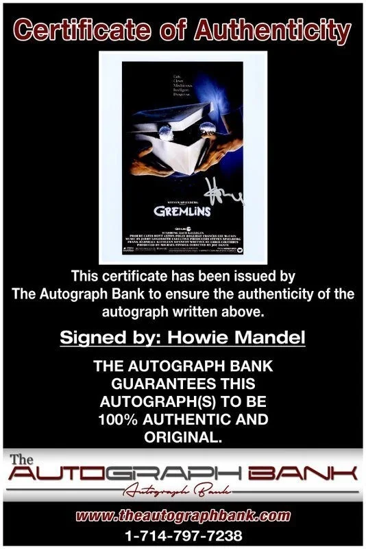 Howie Mandel — Howie Mandel authentic signed celebrity 8x10 photo W/Cert Autographed C5, изображение 2