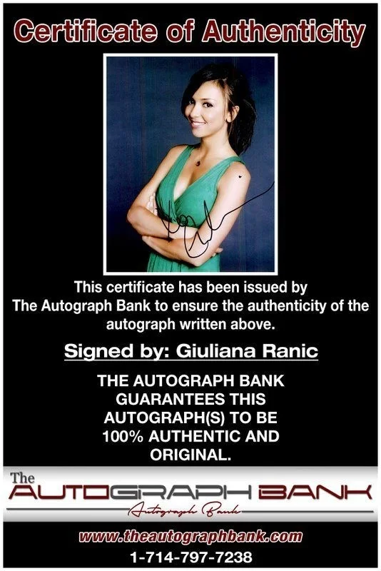 Giuliana Rancic — Giuliana Rancic authentic signed celebrity 8x10 photo W/Cert Autographed C1, изображение 2