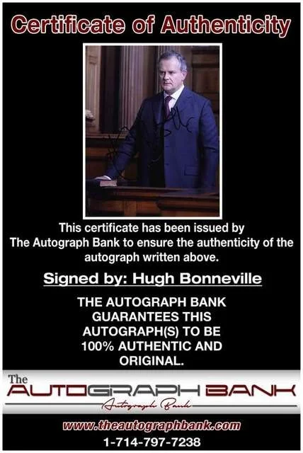Hugh Bonneville — Hugh Bonneville authentic signed celebrity 8x10 photo W/Cert Autographed (B0001), изображение 2
