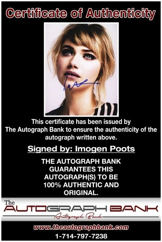 Imogen Poots — Imogen Poots authentic signed celebrity 8x10 photo W/Cert Autographed D3, image 2