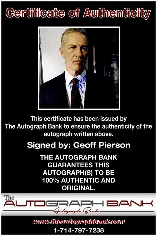 Geoff Pierson — Geoff Pierson authentic signed celebrity 8x10 photo W/Cert Autographed C8, image 2