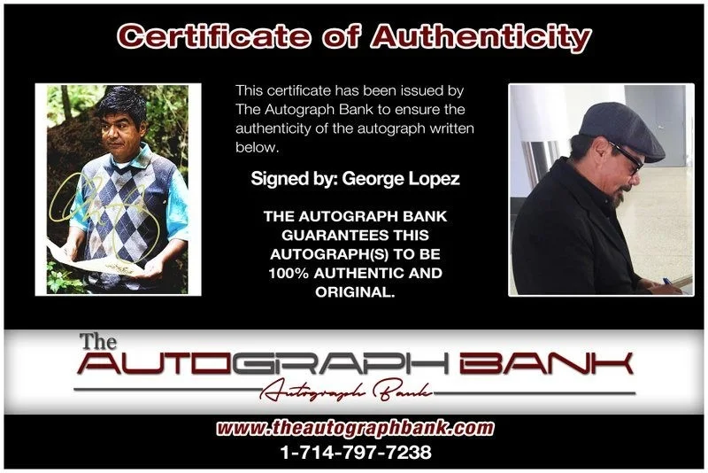 George Lopez — George Lopez authentic signed celebrity 8x10 photo W/Cert Autographed D13, image 2