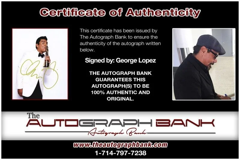George Lopez — George Lopez authentic signed celebrity 8x10 photo W/Cert Autographed D15, изображение 2