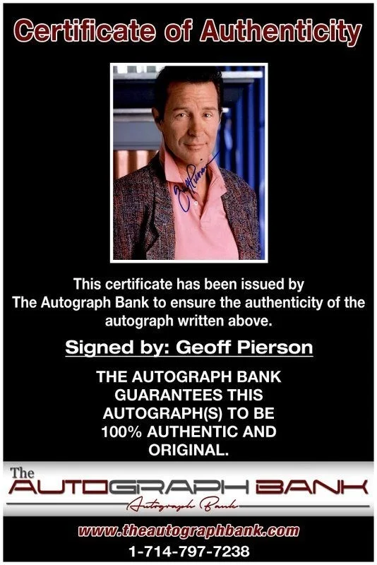 Geoff Pierson — Geoff Pierson authentic signed celebrity 8x10 photo W/Cert Autographed C7, изображение 2