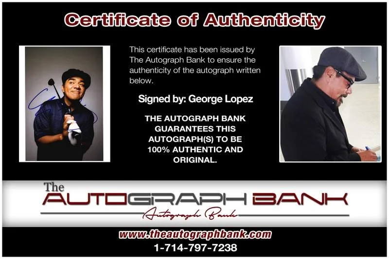 George Lopez — George Lopez authentic signed celebrity 8x10 photo W/Cert Autographed B0016, image 2