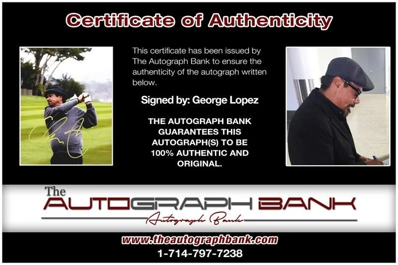 George Lopez — George Lopez authentic signed celebrity 8x10 photo W/Cert Autographed D8, изображение 2