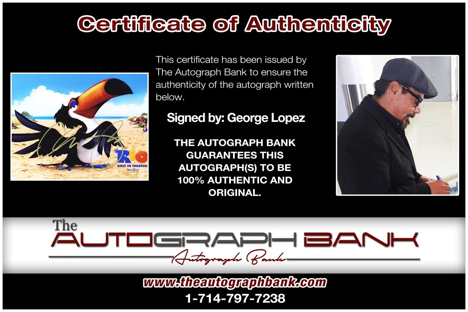 George Lopez — George Lopez authentic signed celebrity 8x10 photo W/Cert Autographed A9, image 2