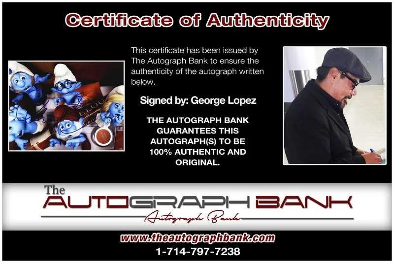 George Lopez — George Lopez authentic signed celebrity 8x10 photo W/Cert Autographed B0005, изображение 2