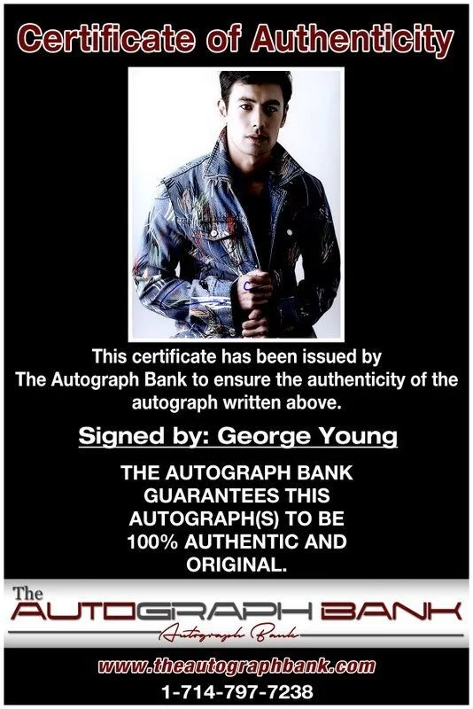 George Young — George Young authentic signed celebrity 8x10 photo W/Cert Autographed C6, изображение 2