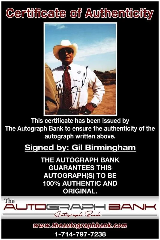 Gil Birmingham — Gil Birmingham authentic signed celebrity 8x10 W/Certificate Autographed (A0005), image 2
