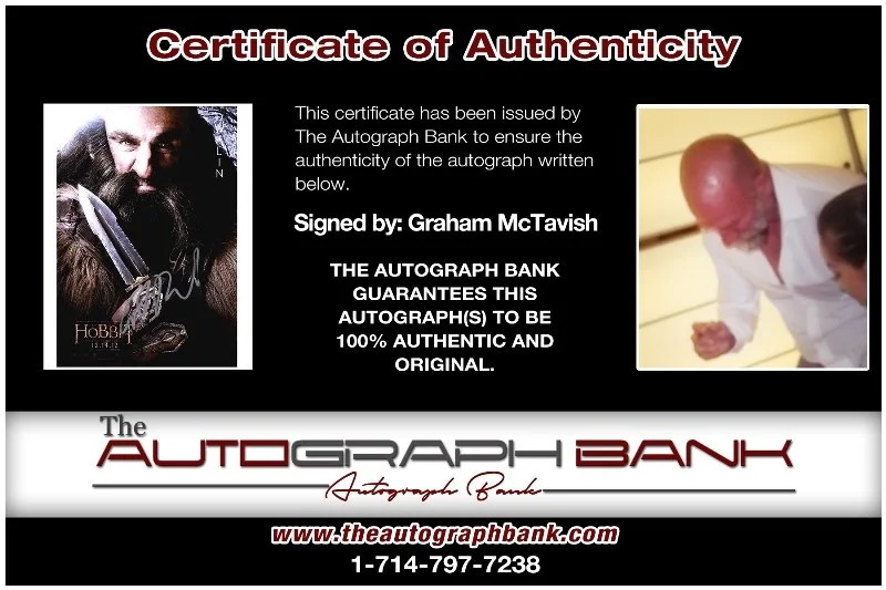 Graham McTavish — Graham McTavish authentic signed celebrity 8x10 photo W/Cert Autographed 51816f1, image 2