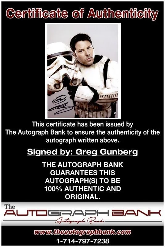Greg Gunberg — Greg Gunberg authentic signed celebrity 8x10 photo W/Cert Autographed C12, изображение 2