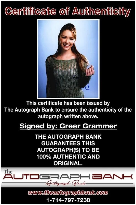 Greer Grammer — Greer Grammer authentic signed celebrity 8x10 photo W/Cert Autographed D11, image 2