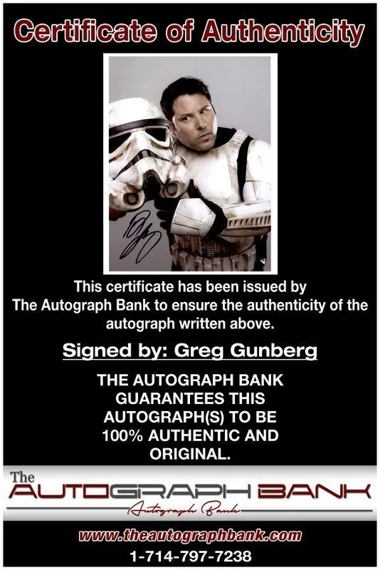Greg Gunberg — Greg Gunberg authentic signed celebrity 8x10 photo W/Cert Autographed C6, image 2