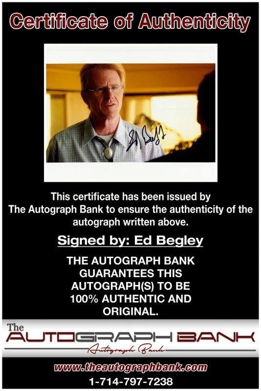 Ed Begley — Ed Begley Jr authentic signed celebrity 8x10 photo W/Cert Autographed C1, изображение 2