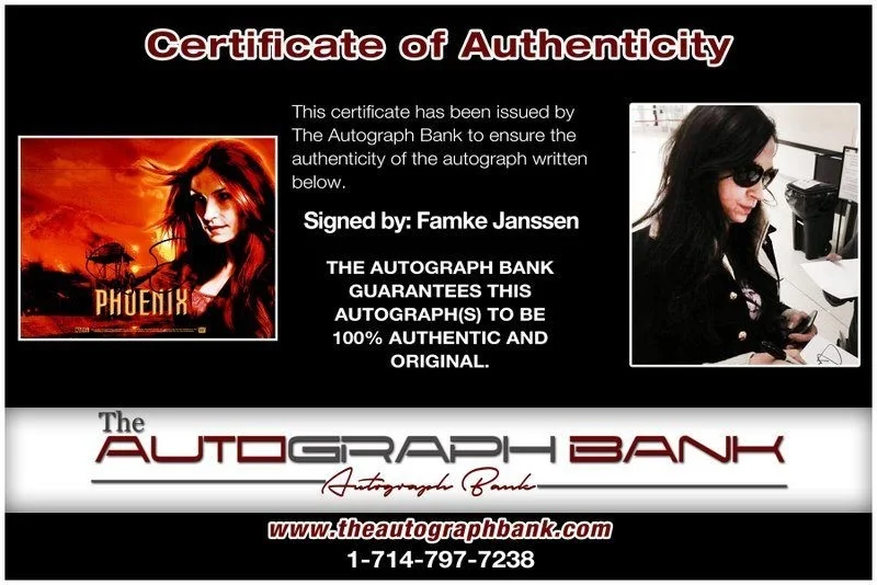 Famke Janssen — Famke Janssen authentic signed celebrity 8x10 photo W/Cert Autographed C4, image 2