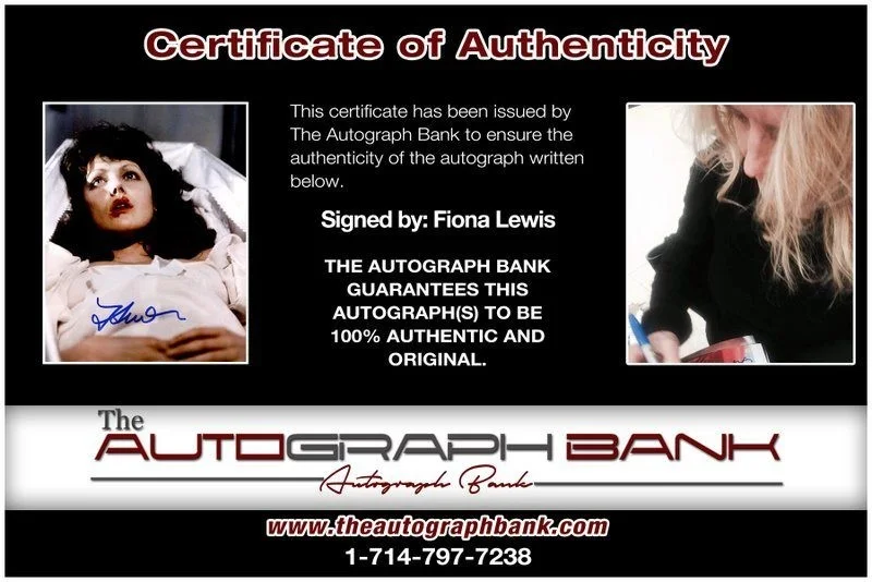Fiona Lewis — Fiona Lewis authentic signed celebrity 8x10 photo W/Cert Autographed C16, image 2