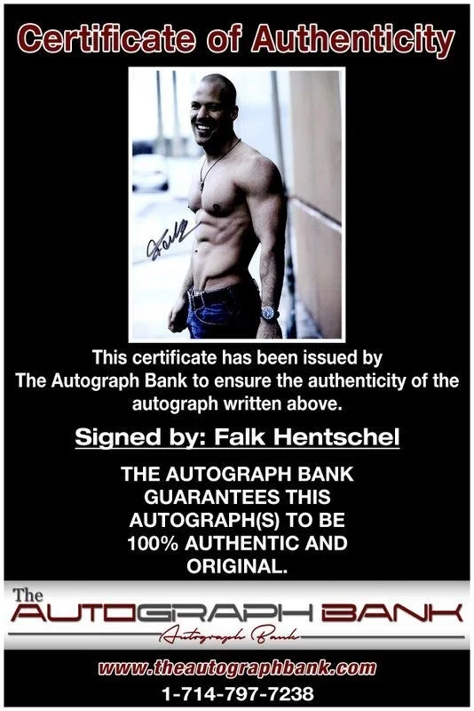 Falk Hentschel — Falk Hentschel authentic signed celebrity 8x10 photo W/Cert Autographed C4, image 2