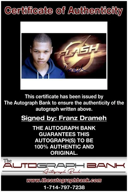 Franz Drameh — Franz Drameh authentic signed celebrity 8x10 photo W/Cert Autographed C3, изображение 2