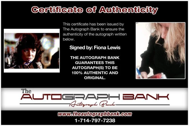 Fiona Lewis — Fiona Lewis authentic signed celebrity 8x10 photo W/Cert Autographed C2, image 2