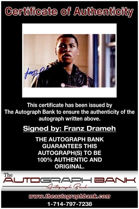 Franz Drameh — Franz Drameh authentic signed celebrity 8x10 photo W/Cert Autographed C4, изображение 2
