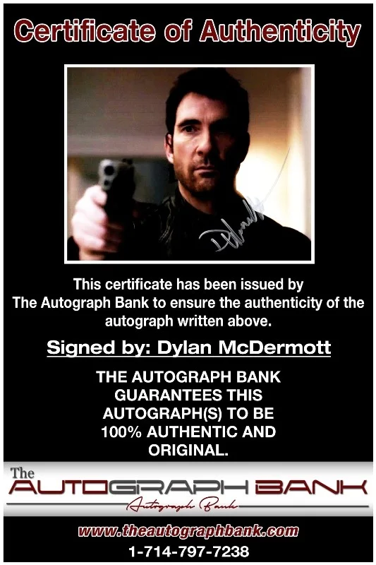 Dylan McDermott — Dylan McDermott authentic signed celebrity 8x10 photo W/Cert Autographed 13256a1, image 2