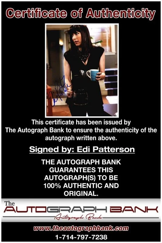 Edi Patterson — Edi Patterson authentic signed celebrity 8x10 photo W/Cert Autographed D4, изображение 2