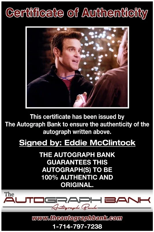 Eddie McClintock — Eddie McClintock authentic signed celebrity 8x10 photo |CERT Autographed 1256b10, image 2