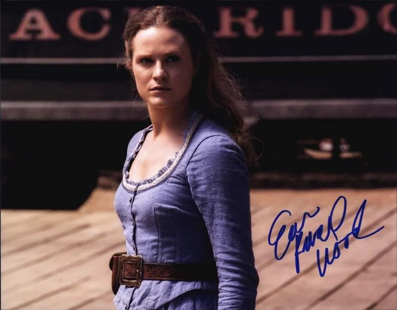Evan Rachel Wood — Evan Rachel Wood authentic signed celebrity 8x10 W/Cert Autographed A0004
