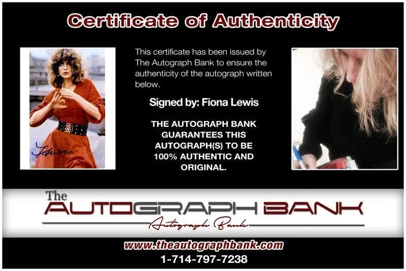 Fiona Lewis — Fiona Lewis authentic signed celebrity 8x10 photo W/Cert Autographed C6, изображение 2