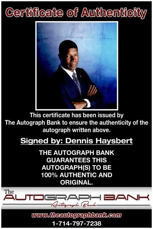 Dennis Haysbert — Dennis Haysbert authentic signed celebrity 8x10 photo W/Cert Autographed C2, image 2