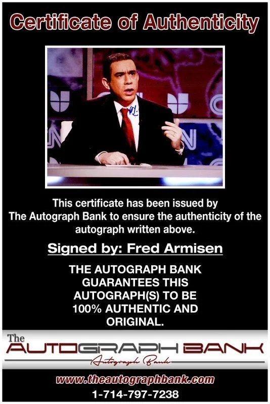 Fred Armisen — Fred Armisen authentic signed celebrity 8x10 photo W/Cert Autographed C2, image 2