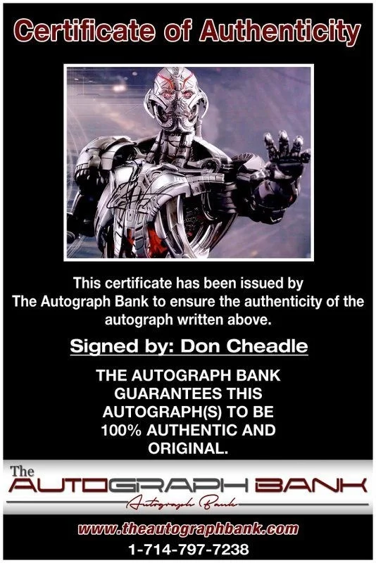 Don Cheadle — Don Cheadle authentic signed celebrity 8x10 photo W/Cert Autographed C4, image 2