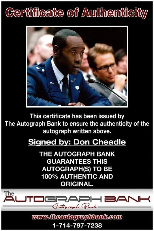 Don Cheadle — Don Cheadle authentic signed celebrity 8x10 photo W/Cert Autographed C1, image 2