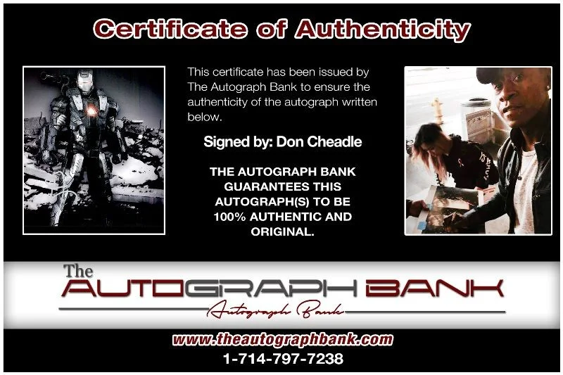 Don Cheadle — Don Cheadle authentic signed celebrity 8x10 photo W/Cert Autographed 2616d, image 2