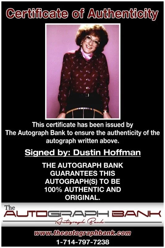 Dustin Hoffman — Dustin Hoffman authentic signed celebrity 8x10 photo W/Cert Autographed D6, image 2