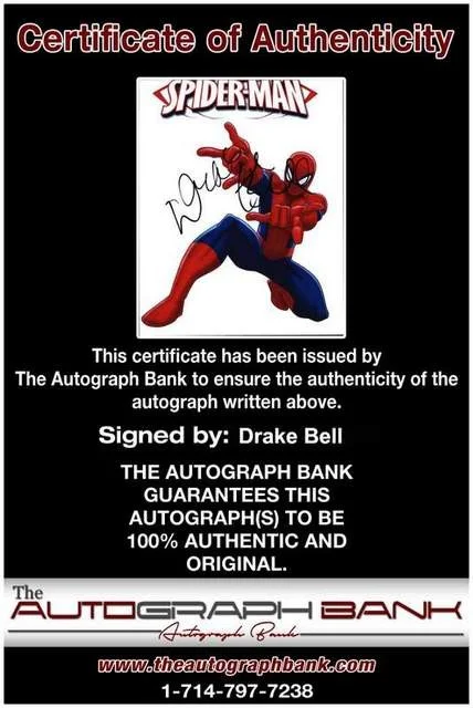 Drake Bell — Drake Bell authentic signed celebrity 8x10 photo W/Cert Autographed (B0165), изображение 2