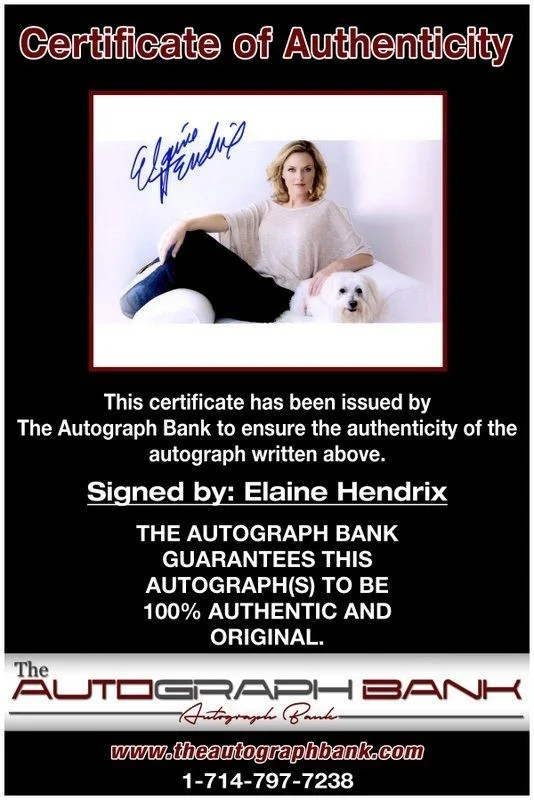Elaine Hendrix — Elaine Hendrix authentic signed celebrity 8x10 photo W/Cert Autographed C7, image 2