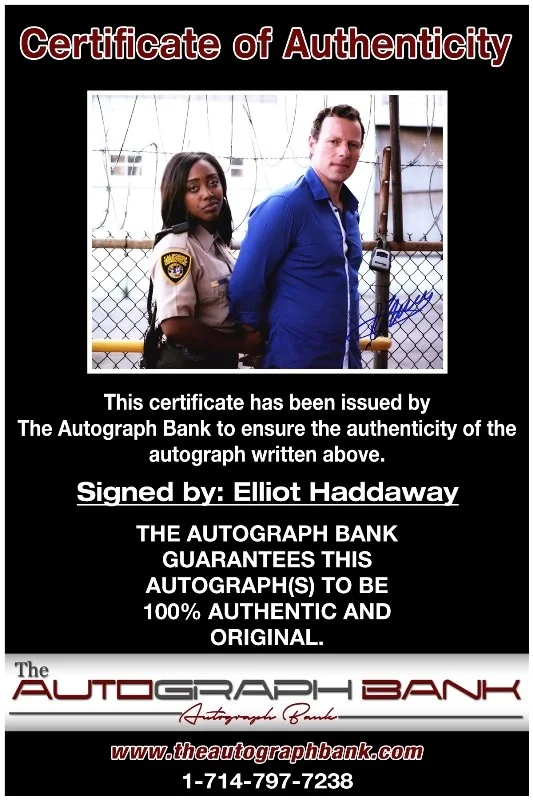 Elliot Haddaway — Elliot Haddaway authentic signed celebrity 8x10 photo W/Cert Autographed 51816j1, image 2